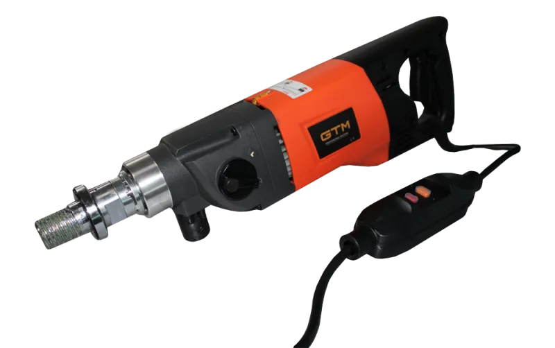 Дриль алмазна ручна з мікроударом DK-160/2PD 1,9 кВт 1080/2160об/хв