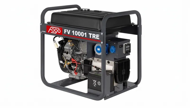Генераторна установка FV10001TRE 1ф-8,6кВт, двиг.B&amp;S, бак-45л, ел.старт, стабіліз.напруги — Photo 1