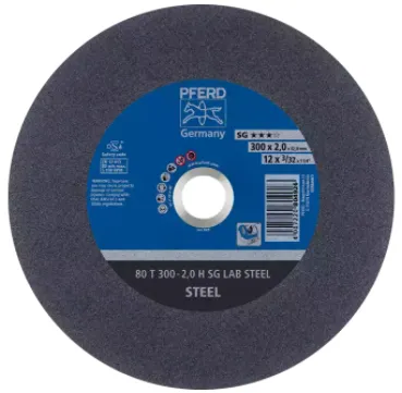 Круг відрізний 300*2*32 H SG LAB STEEL/32,0 для стаціонарних машин
