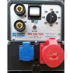 Апарат дугового зварювання з генераторною установкою FH8220W 3ф- 6,5кВА/1ф-3,5кВА, звар.стр-220А, двиг.Honda-GX390, бак 6,1л, руч.старт — Photo 3