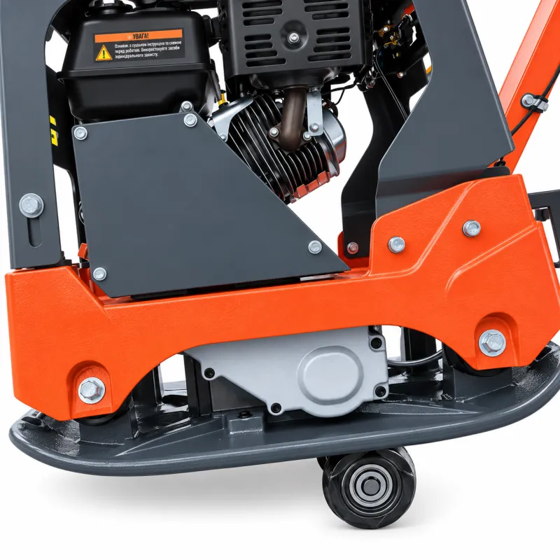 Віброплита GPC250-LCRH, з гідравлічним реверсом,Loncin G390F 14к.с., 220кг, розмір плити 800*490, лита плита — Photo 4