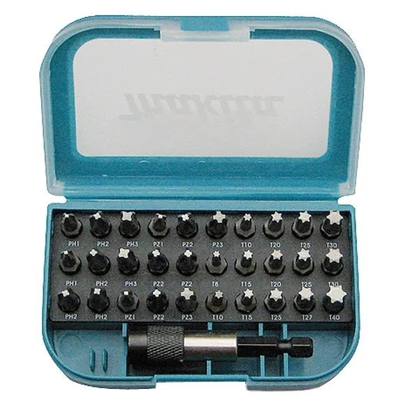 Набір бит 25мм, PH, PZ, Torx , з тримачем (31 шт )