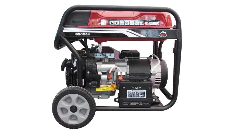 Генераторна установка SC6000E-II 1ф 5,0кВт, ел.старт, бак-25л, колеса — Photo 2