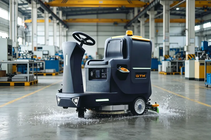 Підлогомийна машина акум., GTM LTG-S560X 100 А*год (Li-ion)/560мм/4400м/год