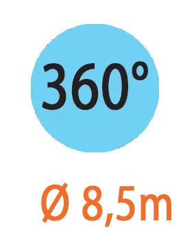 Дощувач мікро 360° 8,5м (5шт) — Photo 4
