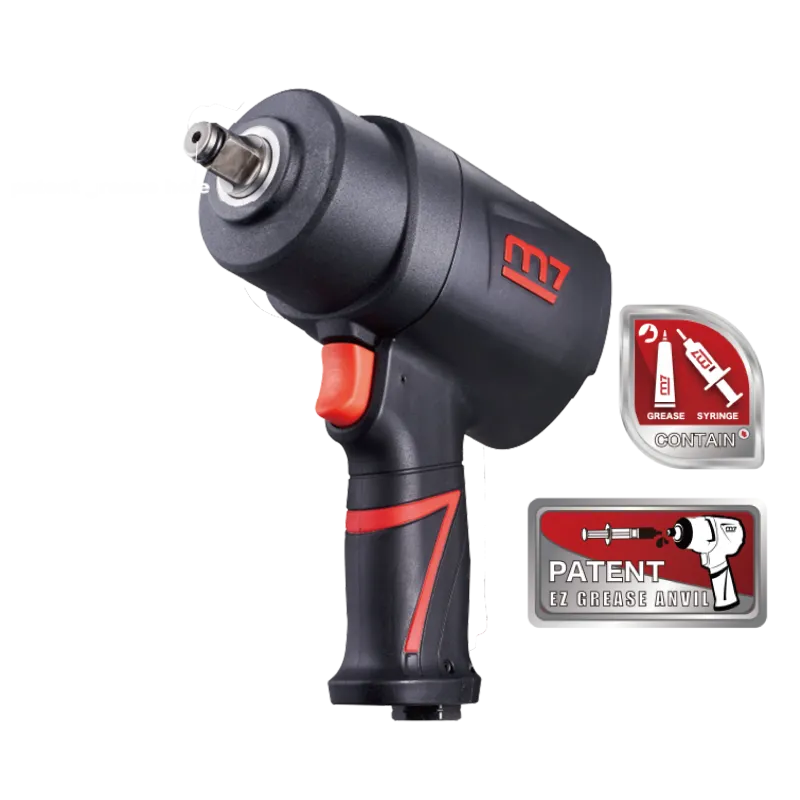Пневмогайкокрут 1/2" 1491Нм 9000об/хв  композит. корпус