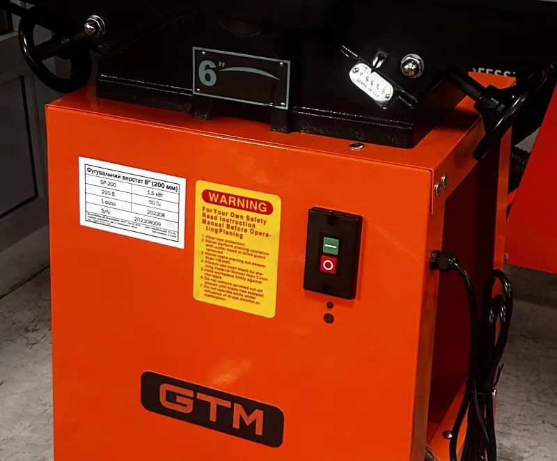 Фугувальний верстат SP-150 GTM  0,75кВт 220В — Photo 2