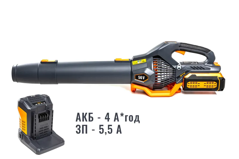 Повітродувка акум. AB56/1374BL-4Ah KIT, 56В, 1374м3/год, акум. 4А*год + зарядний пристрій — Photo 3