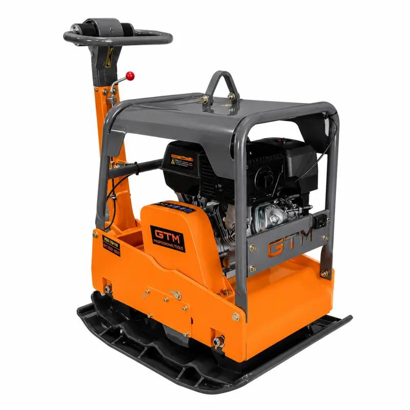 Віброплита GPC330-LCRH, з гідравлічним реверсом,Loncin G390F 14к.с., 300кг, розмір плити 835*680, лита плита — Photo 3
