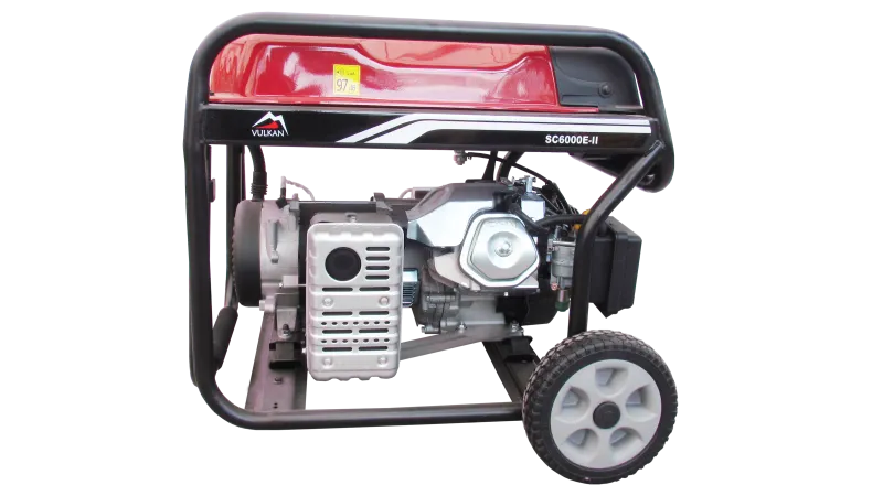 Генераторна установка SC6000E-II 1ф 5,0кВт, ел.старт, бак-25л, колеса — Photo 1