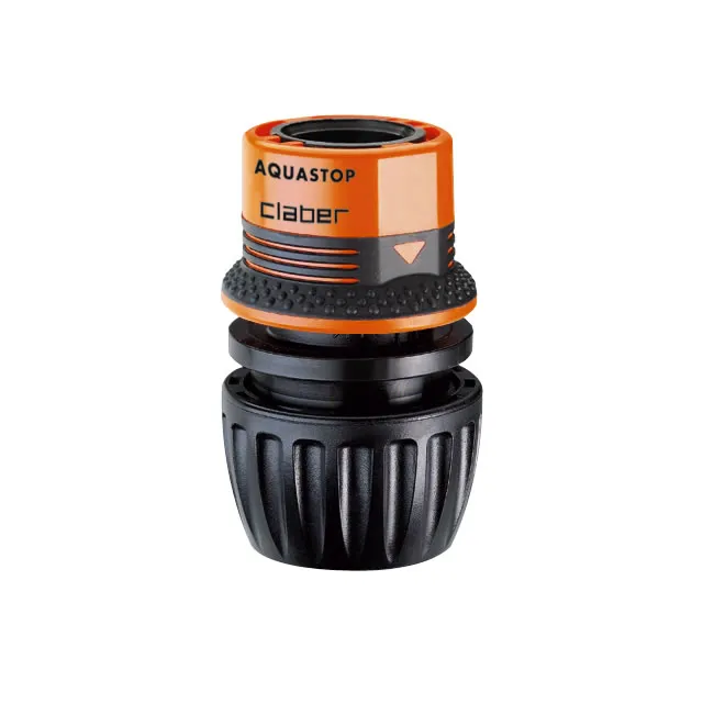 Конектор 1/2"-3/4" аквастоп  для поливального шлангу, Ergogrip бл. — Photo 1