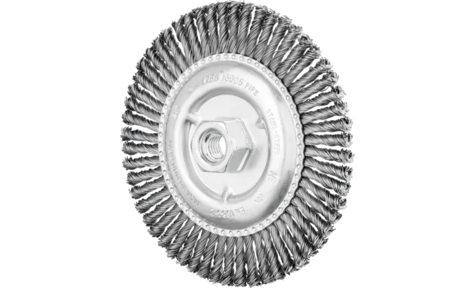 Щітка дискова 150*6мм*М14 дріт-0,5мм в жгутові  Pipeline PIPE ST для трубопроводів