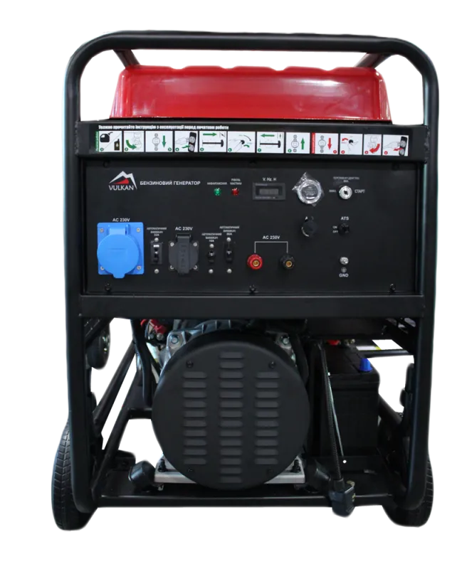 Генераторна установка SC18000-III 1ф 15 кВт, ел.старт, бак-60л, кнопка — Photo 2