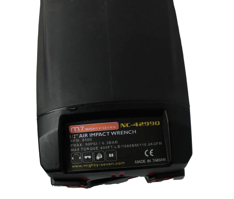 Пневмогайкокрут 1/2" 1088Нм 8500об/хв  композит. корпус — Photo 4