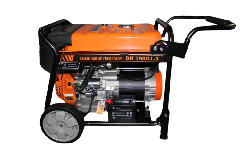Генераторна установка DK7500-L-3 7,5кВт(макс)/7,0кВт(ном), 380V бенз., АВР вбудовано — Photo 2