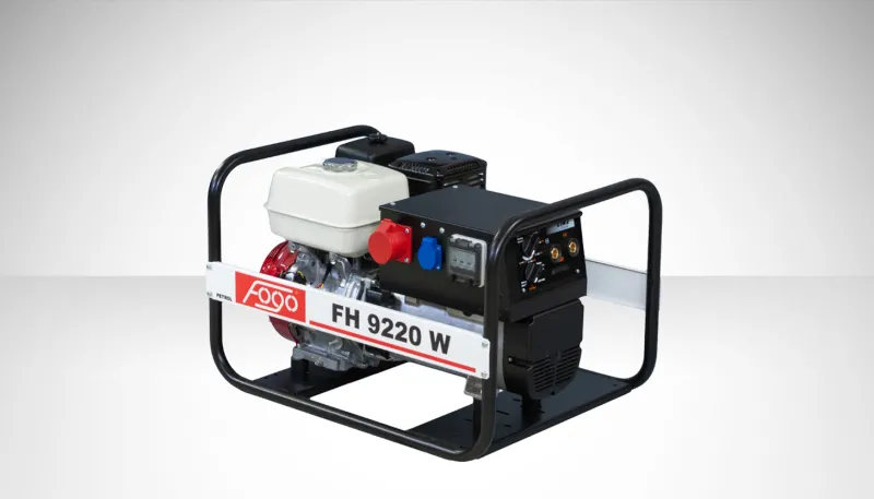 Апарат дугового зварювання з генераторною установкою  FH9220W 3ф-7,8кВА/1ф-4,0кВт, звар.стр-220А, двиг.Honda-GX390, бак 6,2л — Photo 3