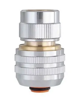 Конектор 3/4" для поливального шлангу AquaStop, метал