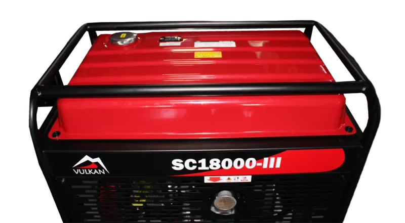 Генераторна установка SC18000-III 1ф 15 кВт, ел.старт, бак-60л, кнопка — Photo 4