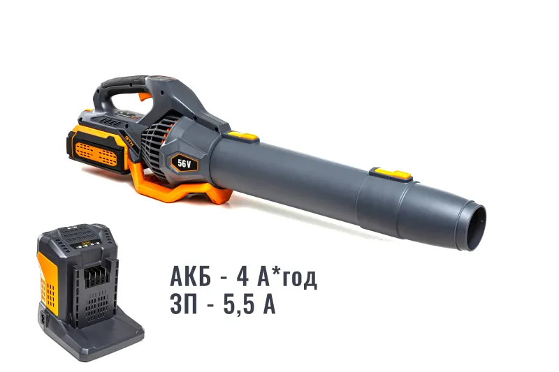 Повітродувка акум. AB56/1374BL-4Ah KIT, 56В, 1374м3/год, акум. 4А*год + зарядний пристрій — Photo 1