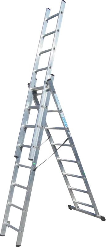 Драбина 3-секц. розкл. 3*8сх. 2,2-4,50м VHR T