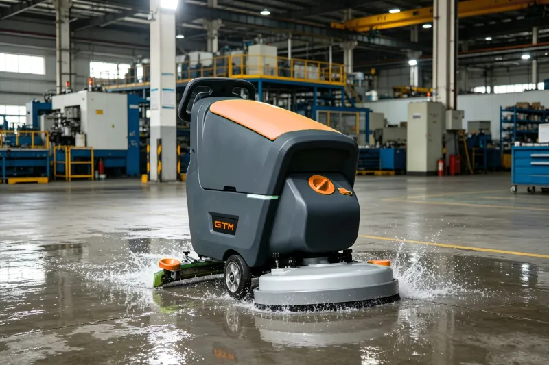 Підлогомийна машина акум., GTM LTG-S530X 100 А*год (Li-ion)/530мм/2100м/год