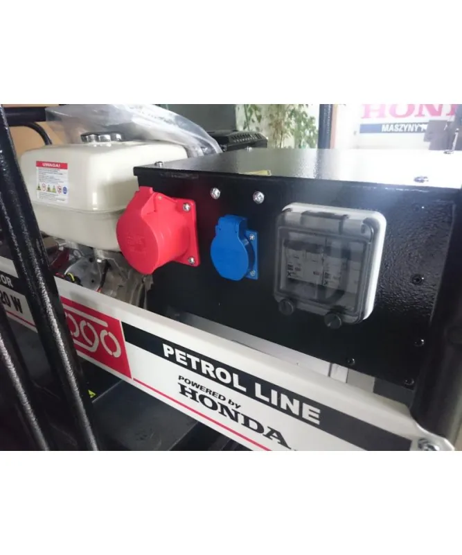 Апарат дугового зварювання з генераторною установкою  FH9220W 3ф-7,8кВА/1ф-4,0кВт, звар.стр-220А, двиг.Honda-GX390, бак 6,2л — Photo 1