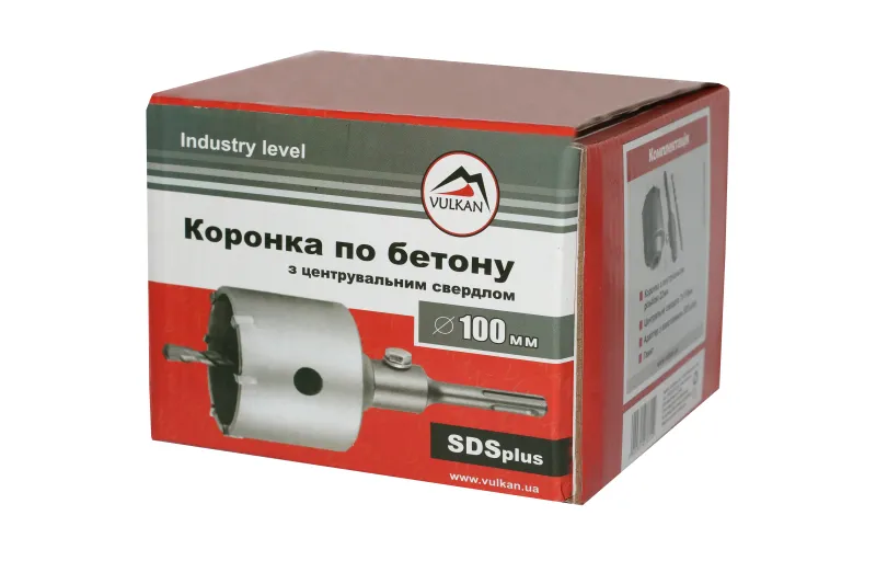 Коронка + 100мм в зборі, бетон, цегла — Photo 4