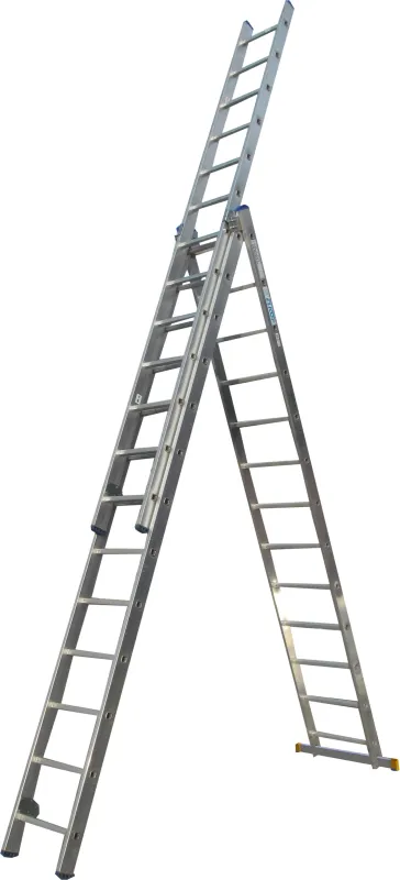 Драбина 3-секц. розкл. 3*13сх. 3,5-8,2м VHR P мет.розтяжка — Photo 1