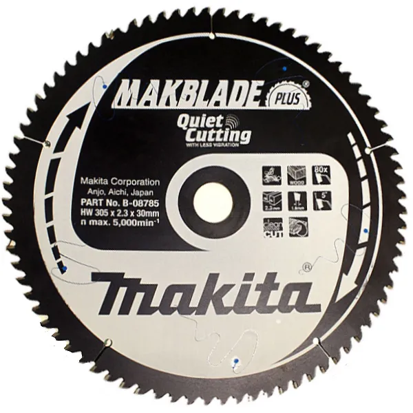 Диск пильний 305*30 z=80 по деревині MakBlade Plus