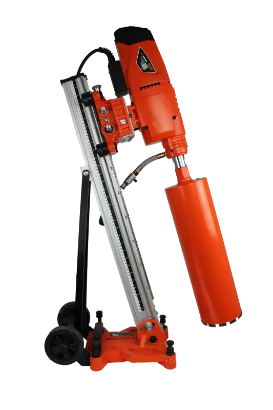 Бурильна установка DK-250/2 4,8 кВт 500об/хв  зі стійкою та нахилом 45°