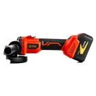 Кутова шліфмашина ак. 125мм  AGC18/125BL, 18В, 3000-8500об/хв +акум.4Аг-2шт, зарядний пристрій — Photo 5