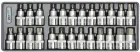 Набір головок зі вставкою Hex, Torx, Spline 1/2" 25од ложемент — Photo 2