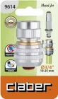 Конектор 3/4" для поливального шлангу AquaStop, метал — Photo 4