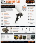 Фарборозпилювач SG601HP 1,5мм-сопло, в/б-0,6л пласт., 4 бар, 85-230л/хв — Photo 5