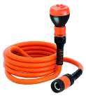 Шланг поливальний пружинний 1/2" TWIDDY 15м, з конекторами і розпилювачем — Photo 4