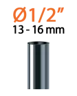 Хомут 16мм для крапельної трубки 1/2"(10шт) — Photo 5
