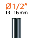 Штуцер 1/2"-3/4"В*16мм для крапельної трубки 1/2" — Photo 7