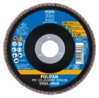 Круг пелюстковий тарілчастий 125*22 A120 (нерж/метал) конічн.PSF STEELOX — Photo 4