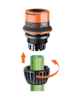 Конектор 1/2"- 5/8" аквастоп для поливального шлангу Ergogrip — Photo 7